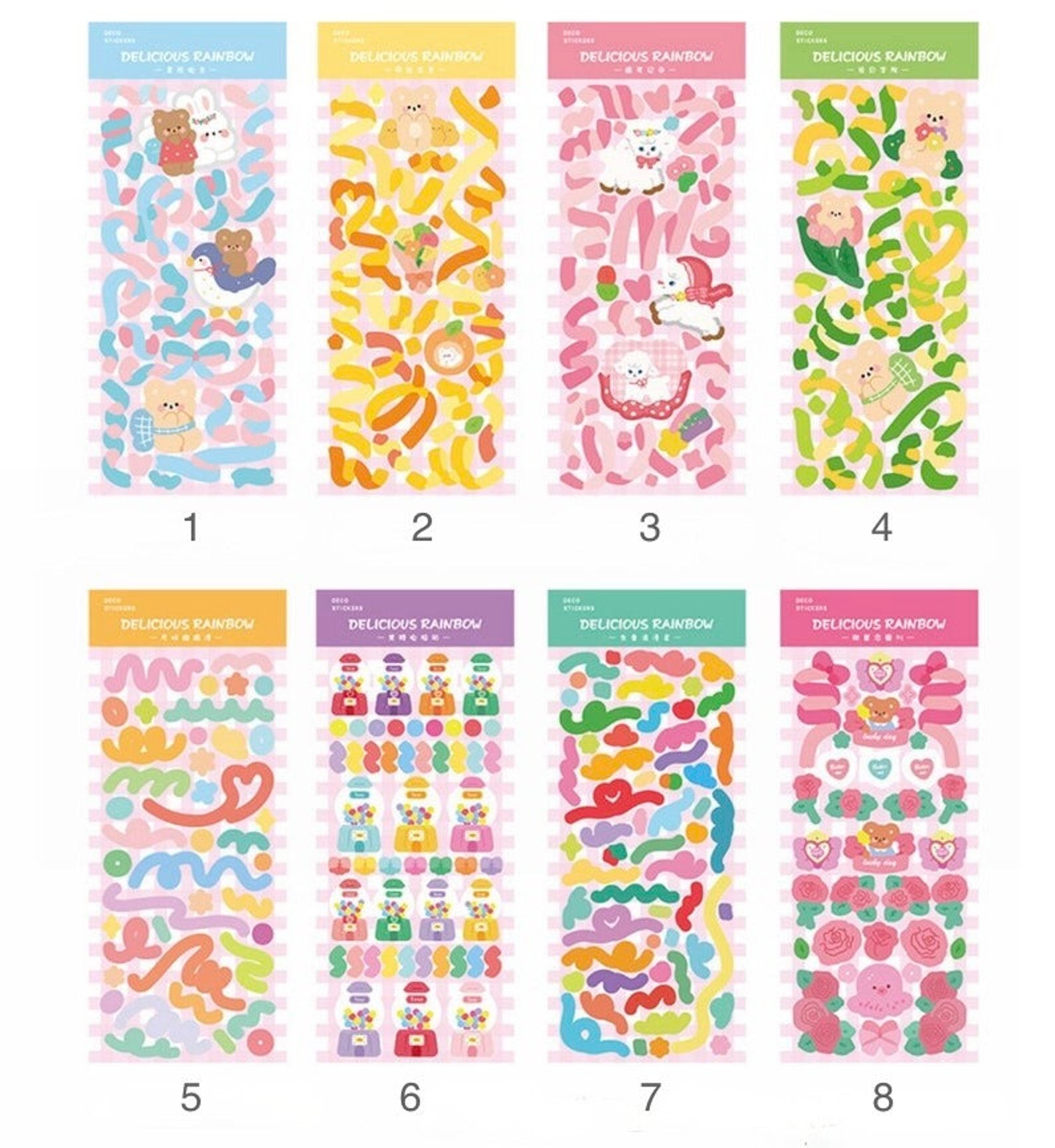 Ribbon Deco Stickers