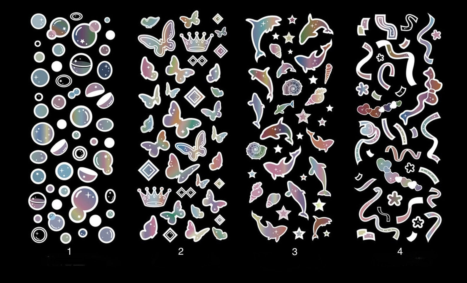 Gold Foil Deco Sticker