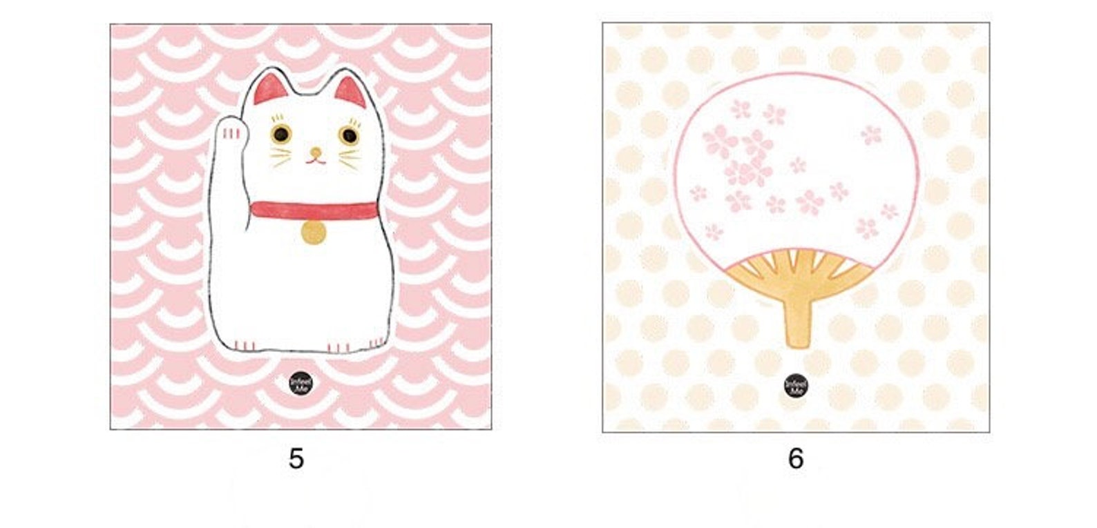 Japan Theme Sticky Memo Pad