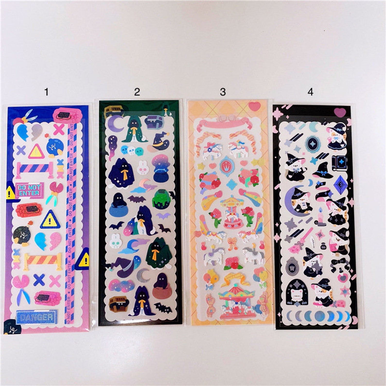 Ghost & Witch Sticker