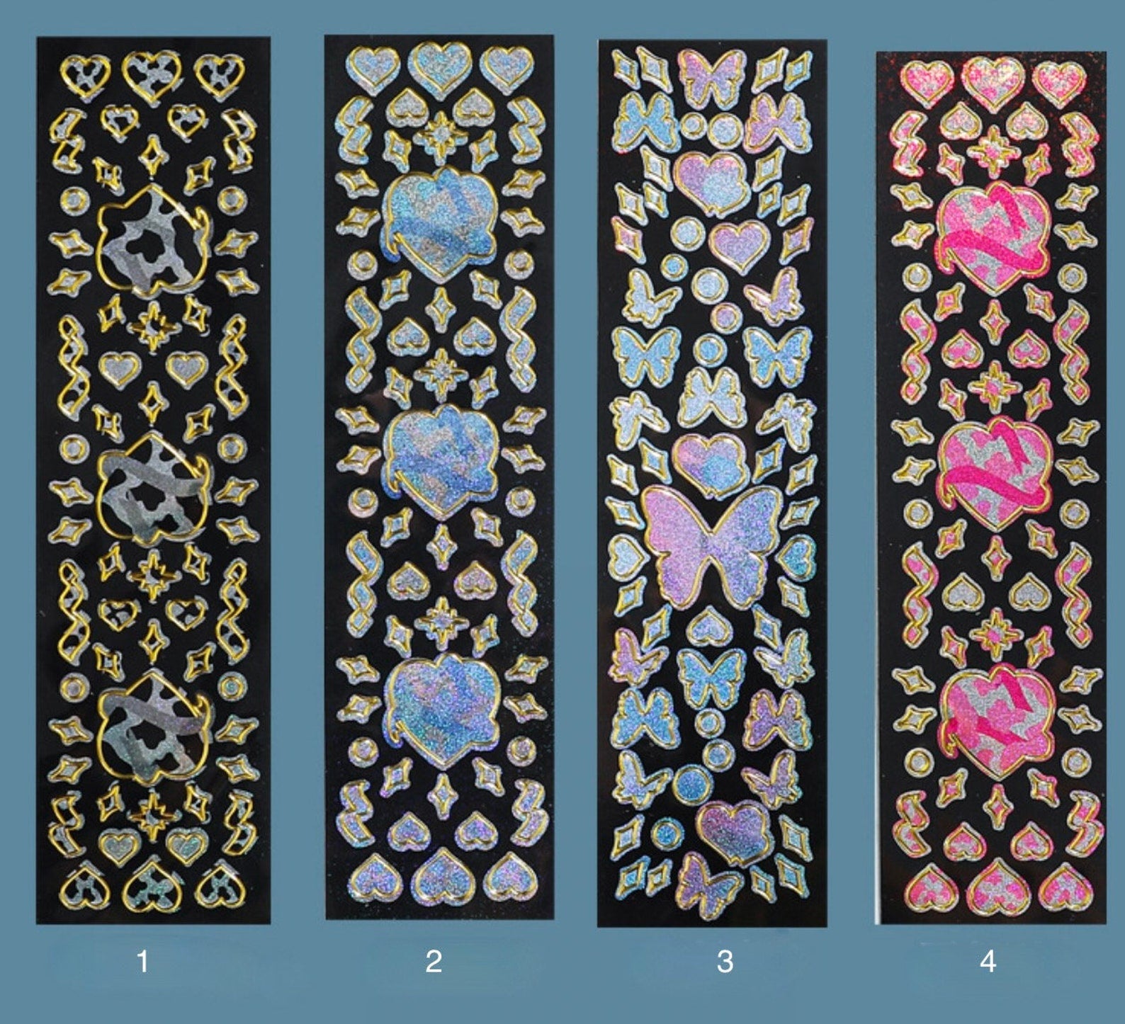 Butterfly & Heart Stickers