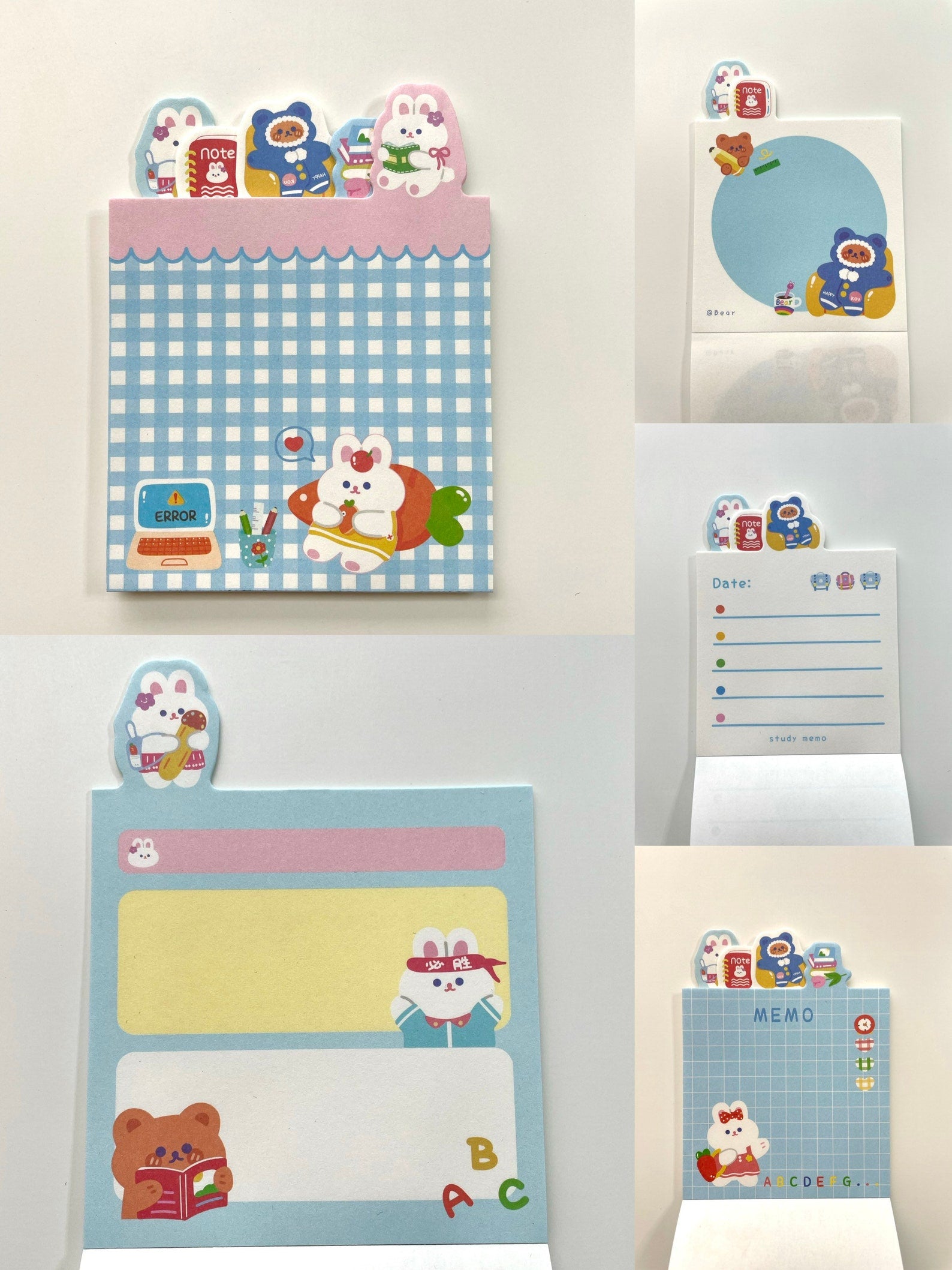 Kawaii Bear Notepad