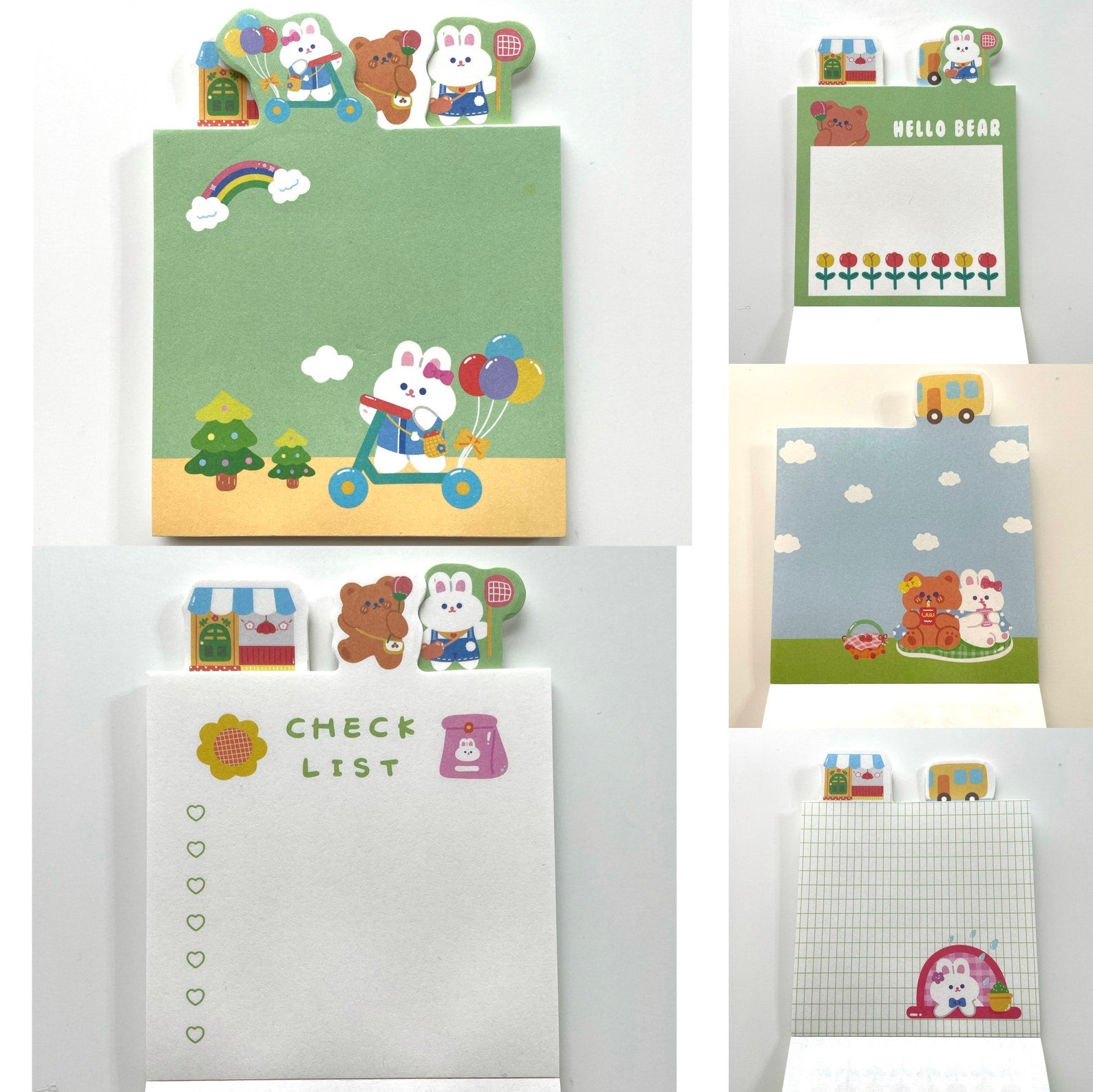 Kawaii Bear Notepad