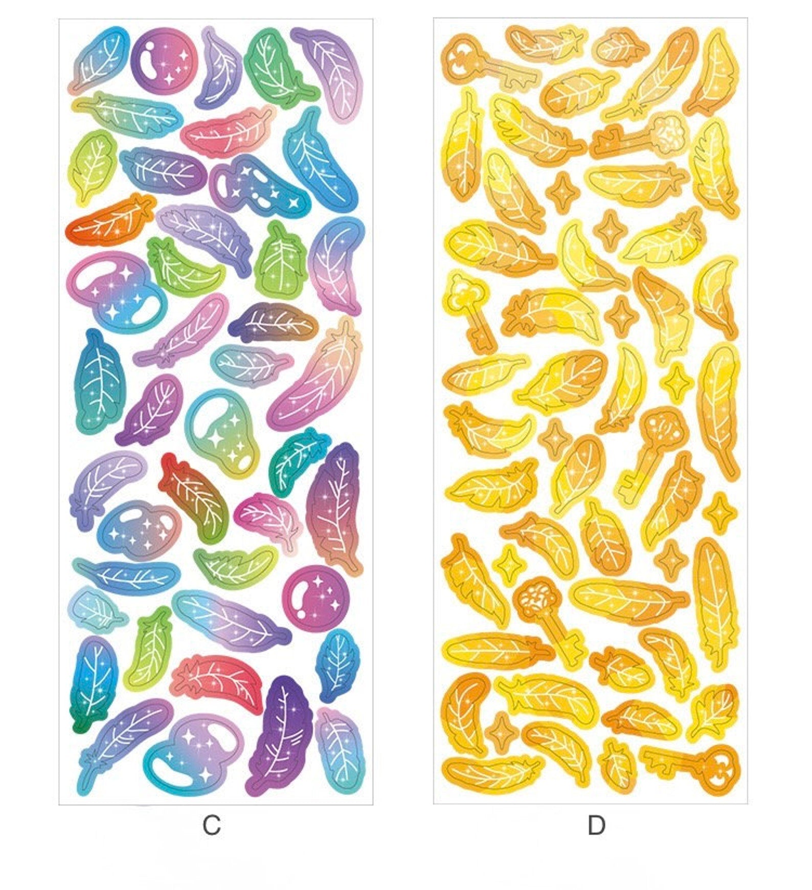 Feather Sticker Sheet