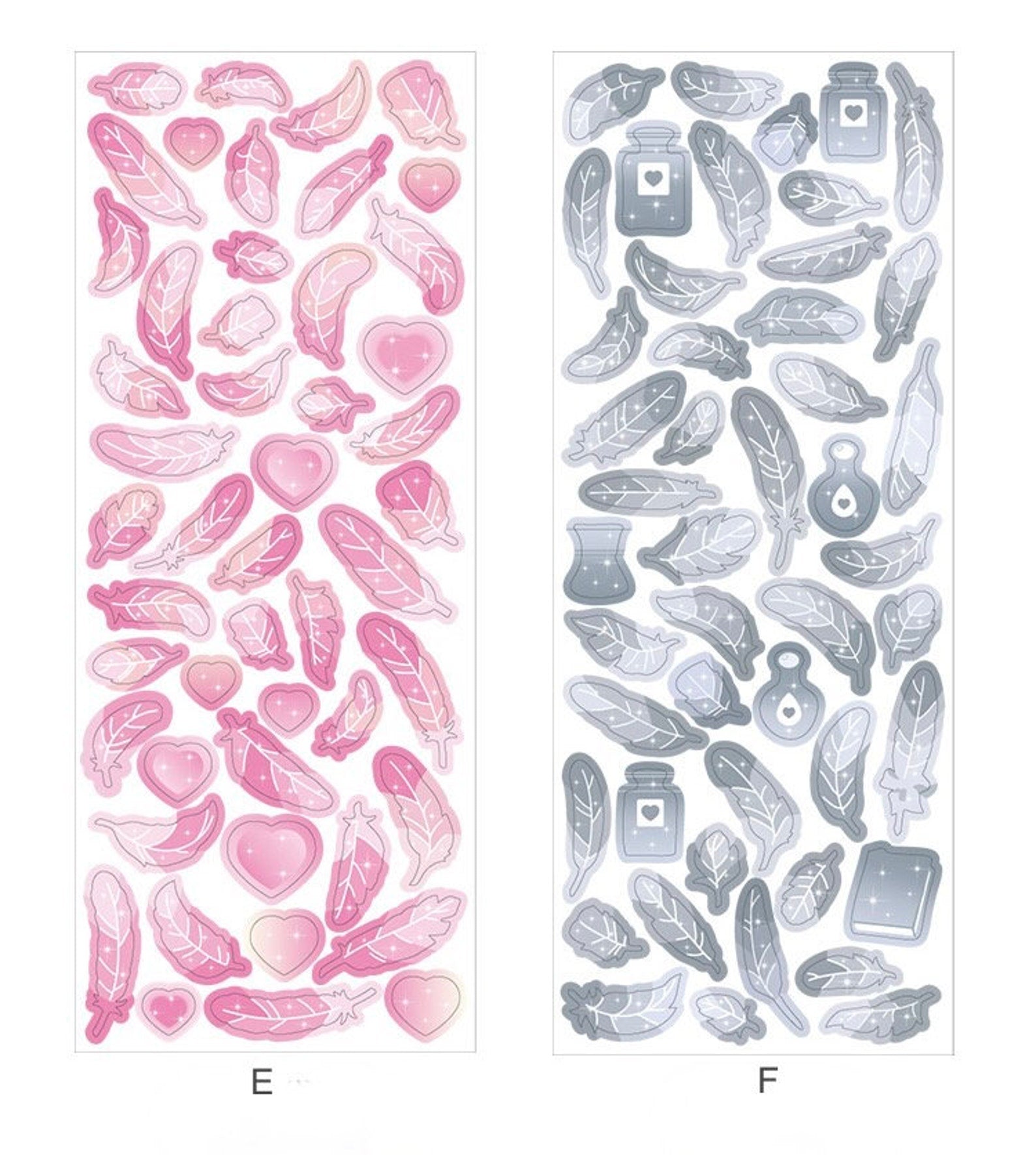 Feather Sticker Sheet