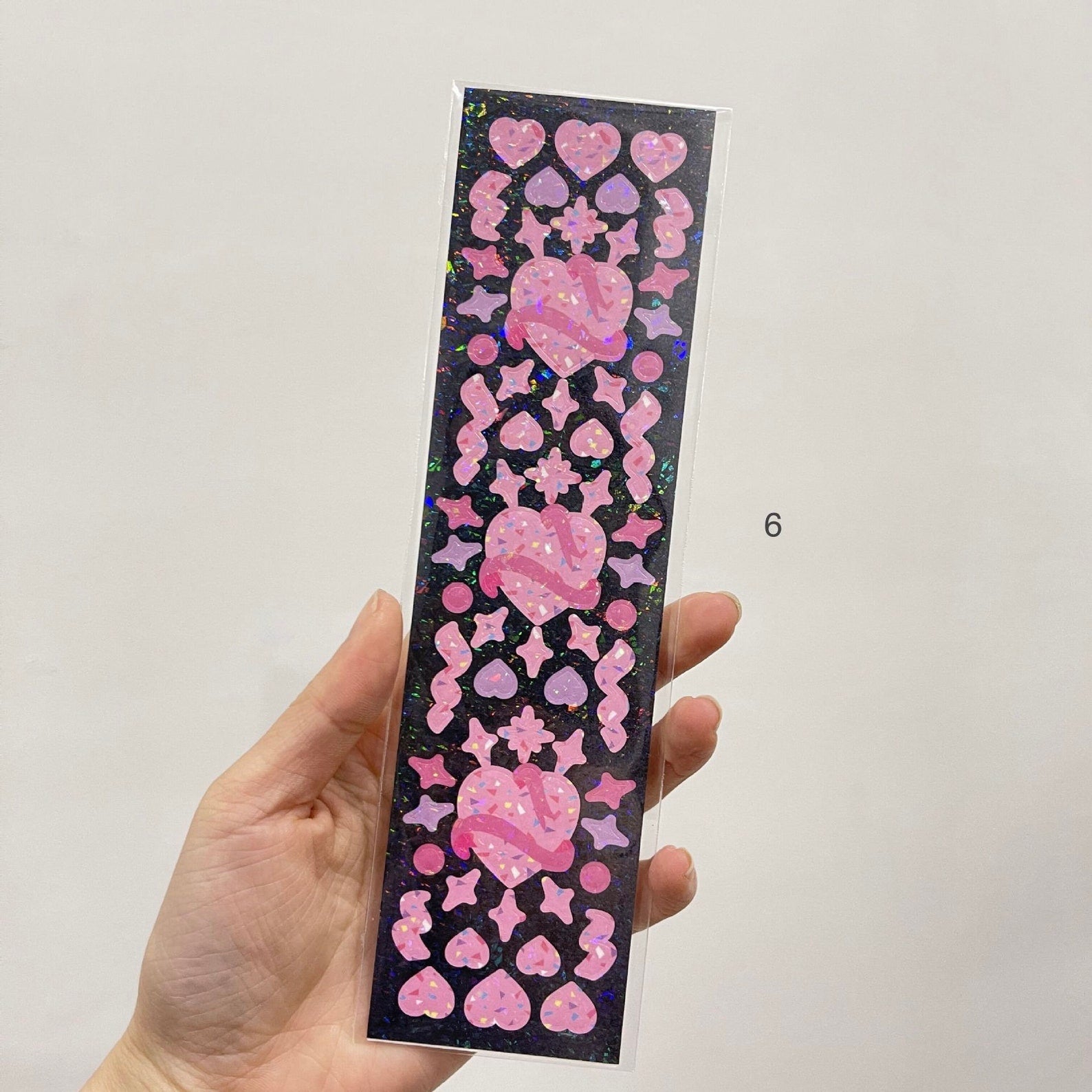 Heart & Ribbon Sticker Sheet