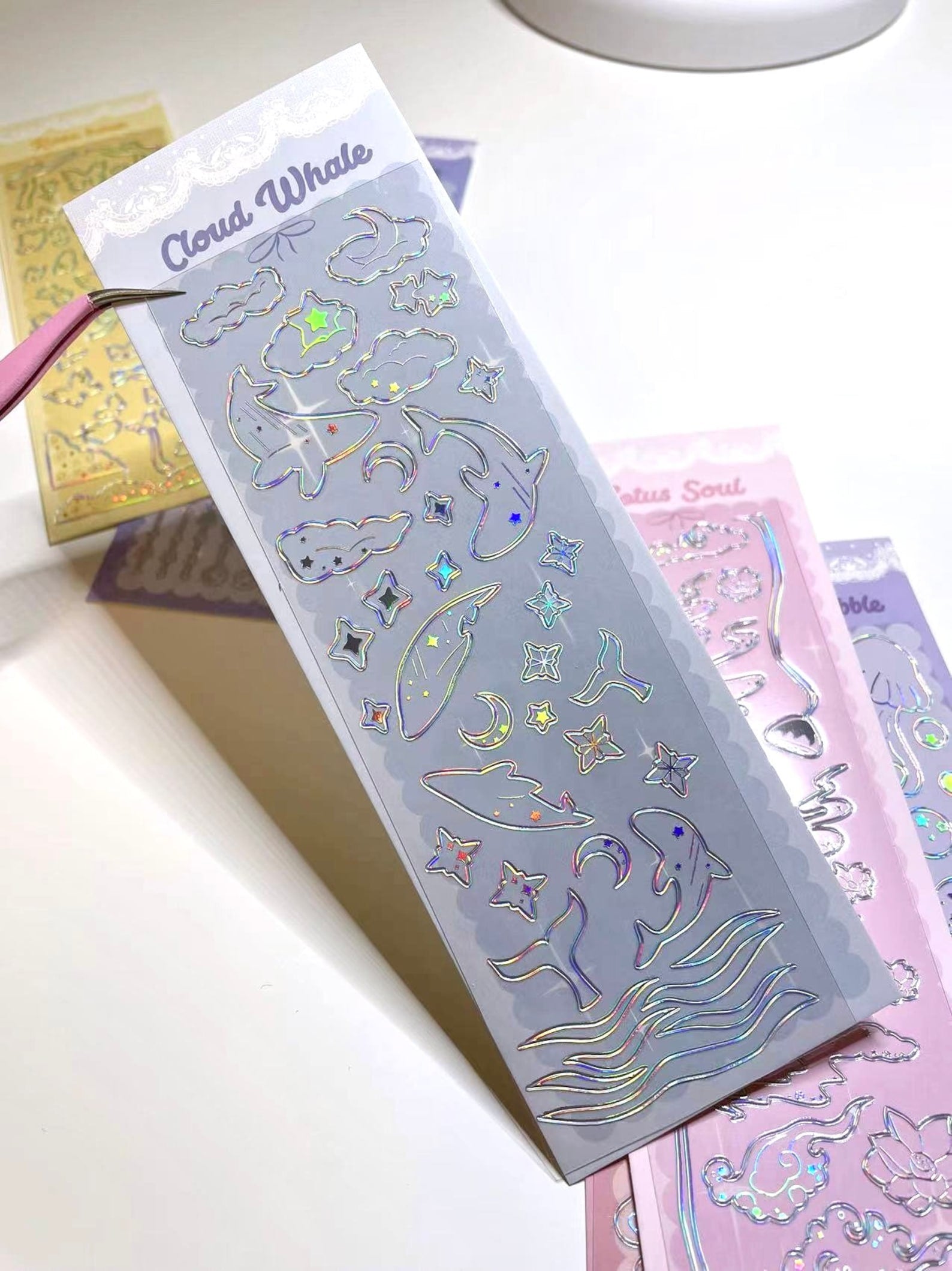 Holographic Toploader Sticker