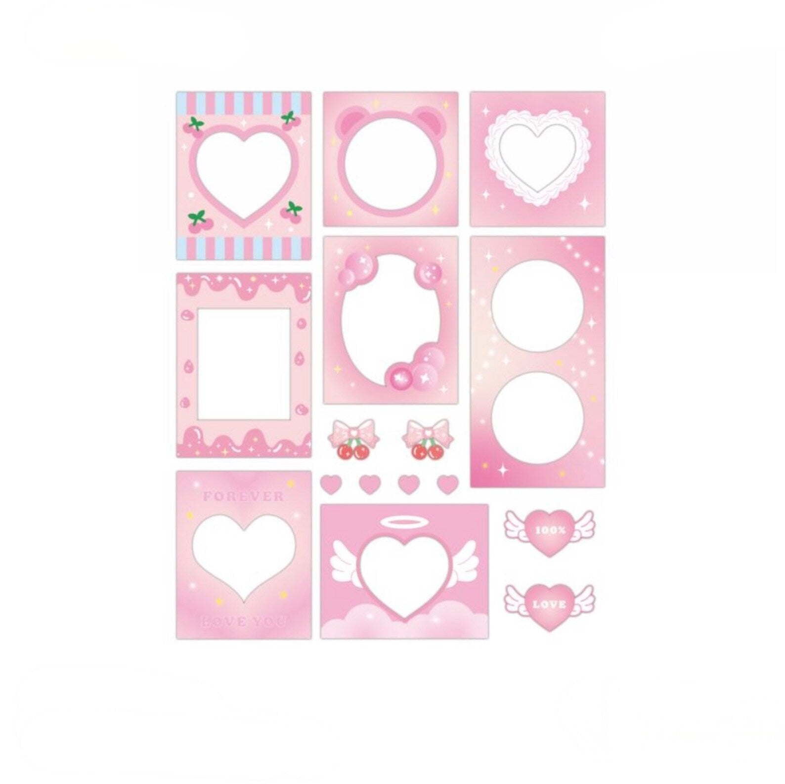 Photo Frame Sticker Sheet