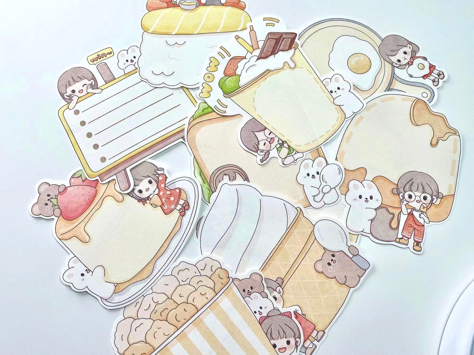 Cute Girl Paper Note