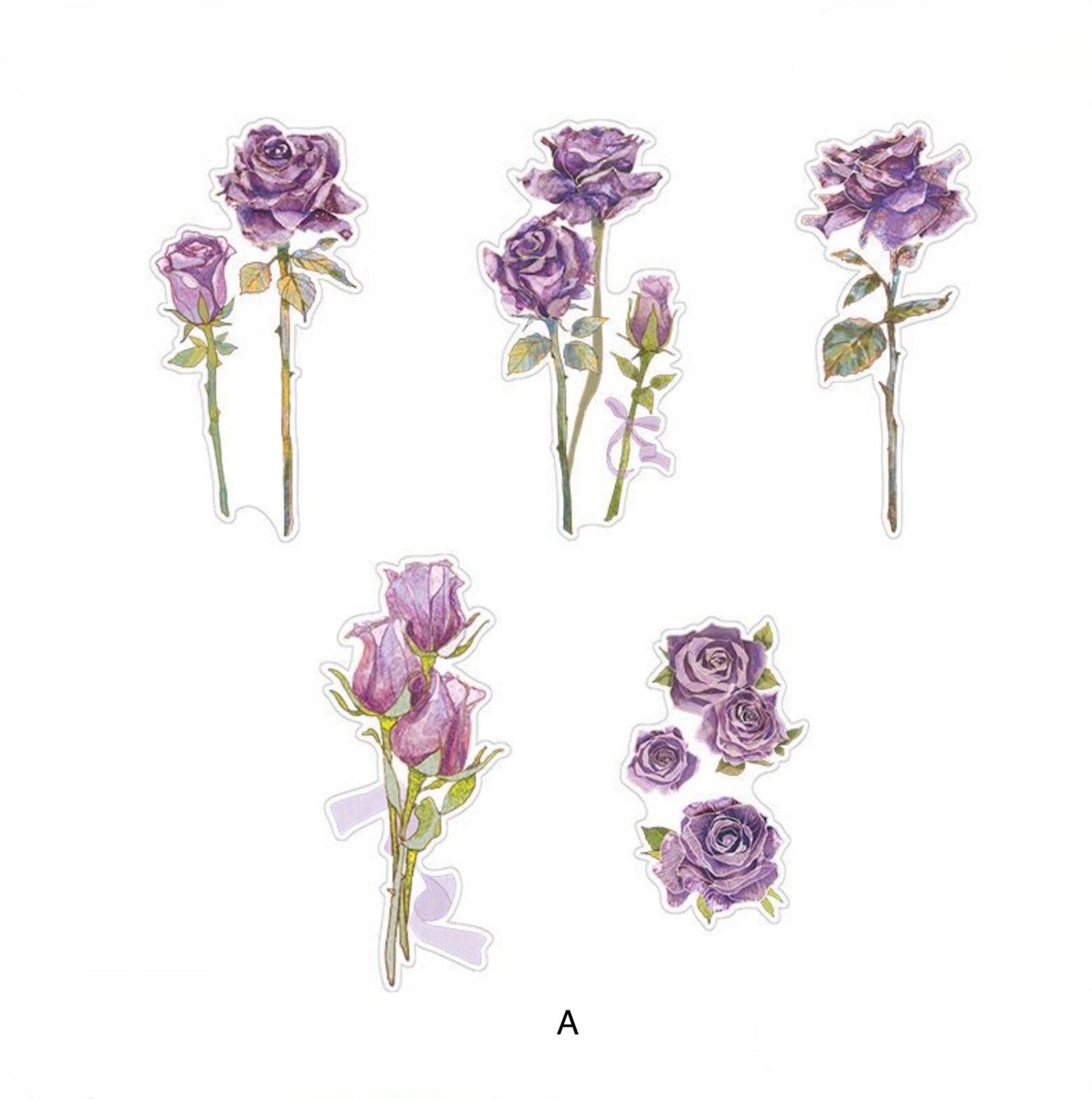 PET Flower Sticker Pack