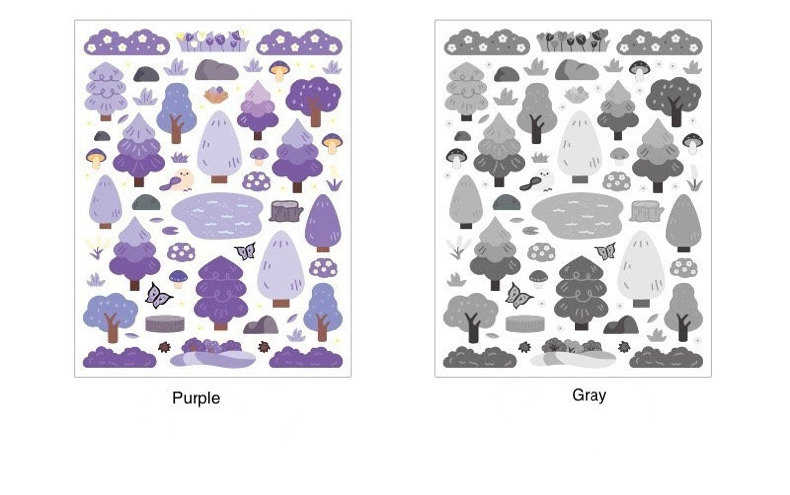 Forest Sticker Sheet