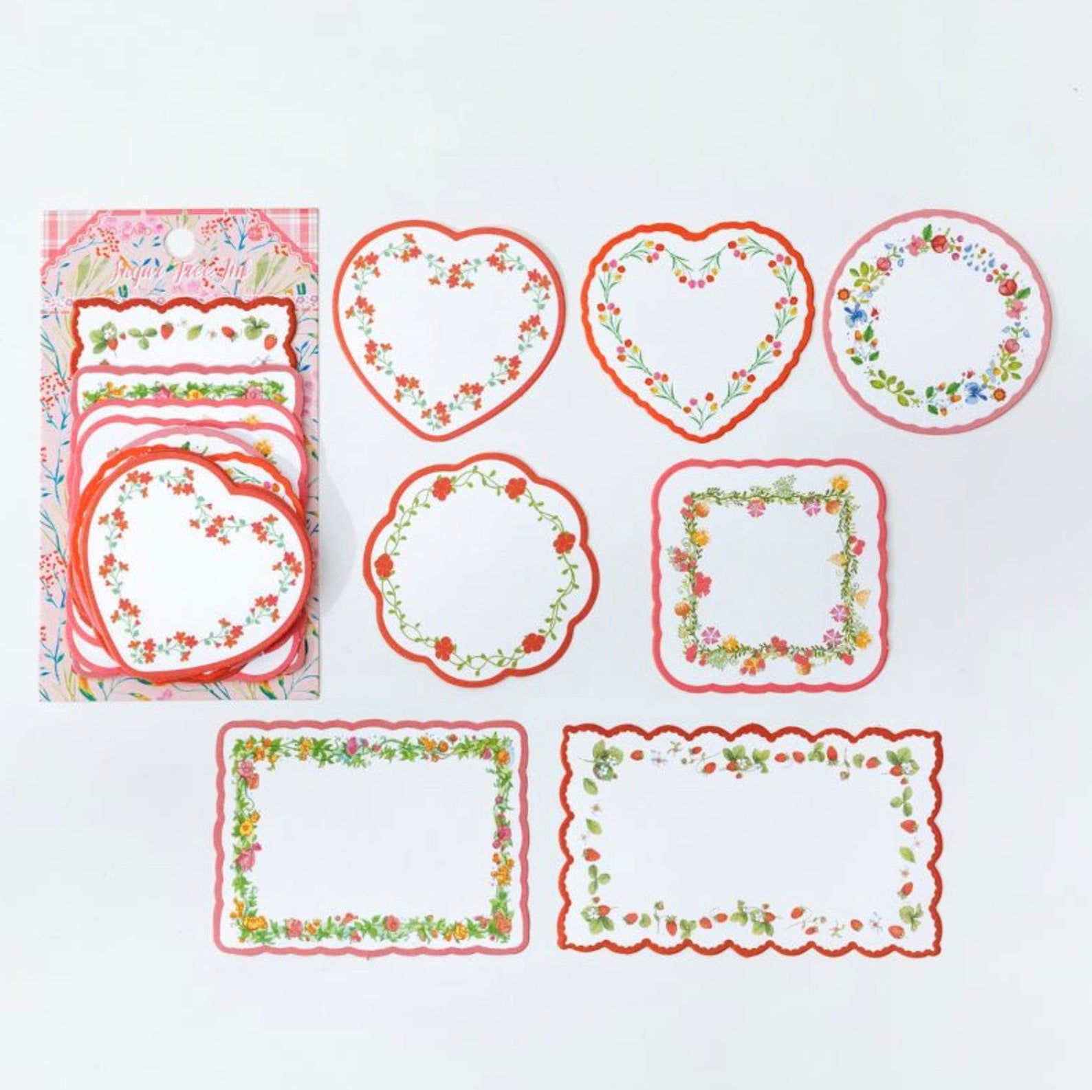 Flower Frame Note Paper