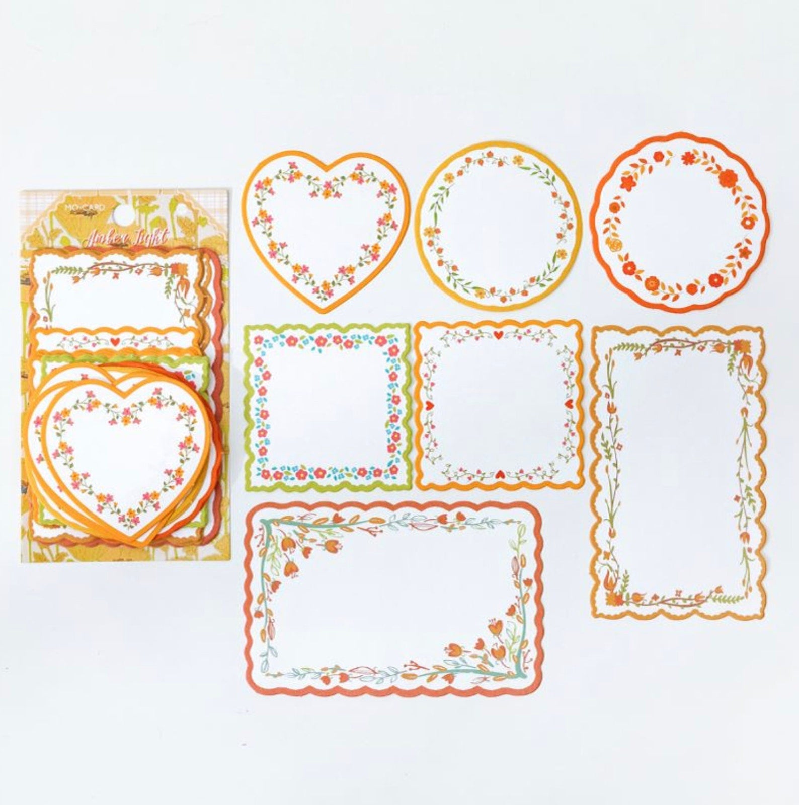 Flower Frame Note Paper