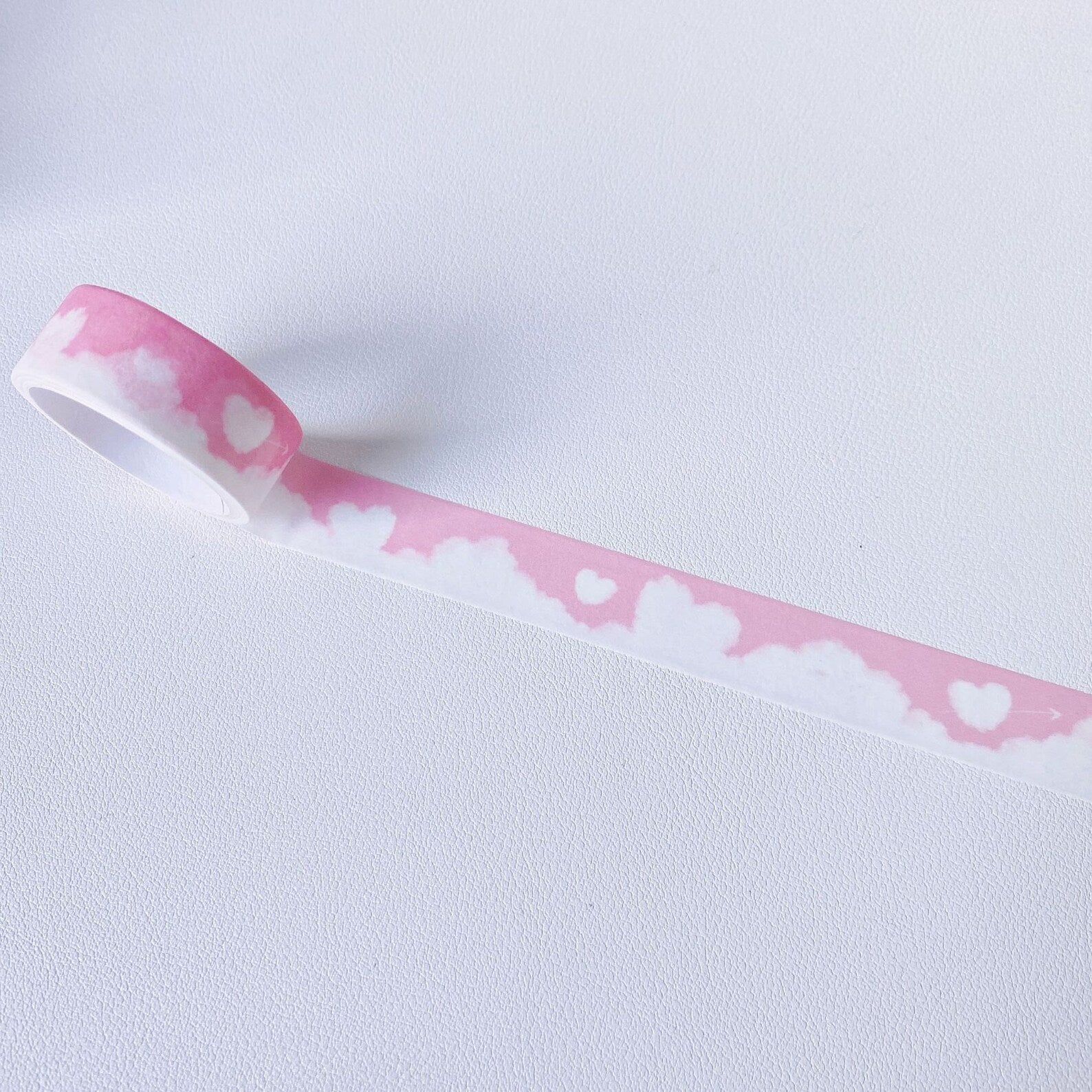 Kawaii cloud washi tape, bear washi tape, heart shape cloud washi tape