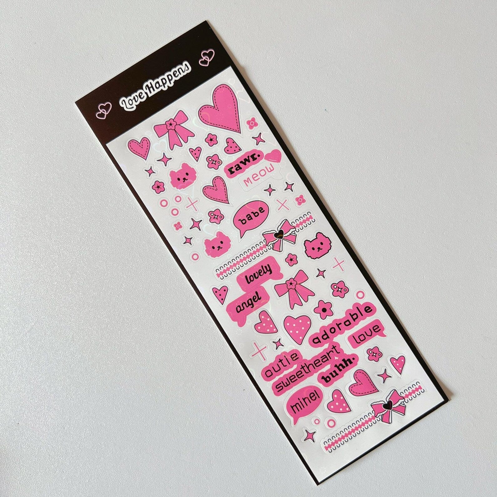 Ribbon Heart Sticker