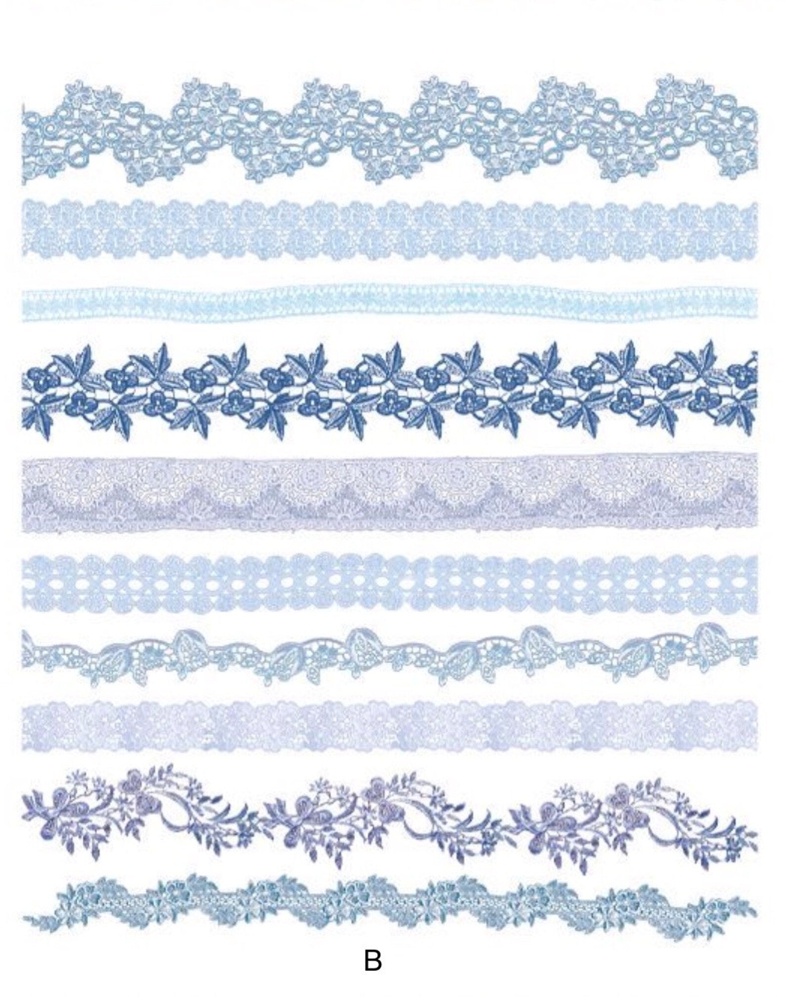 Lace Border Sticker Pack
