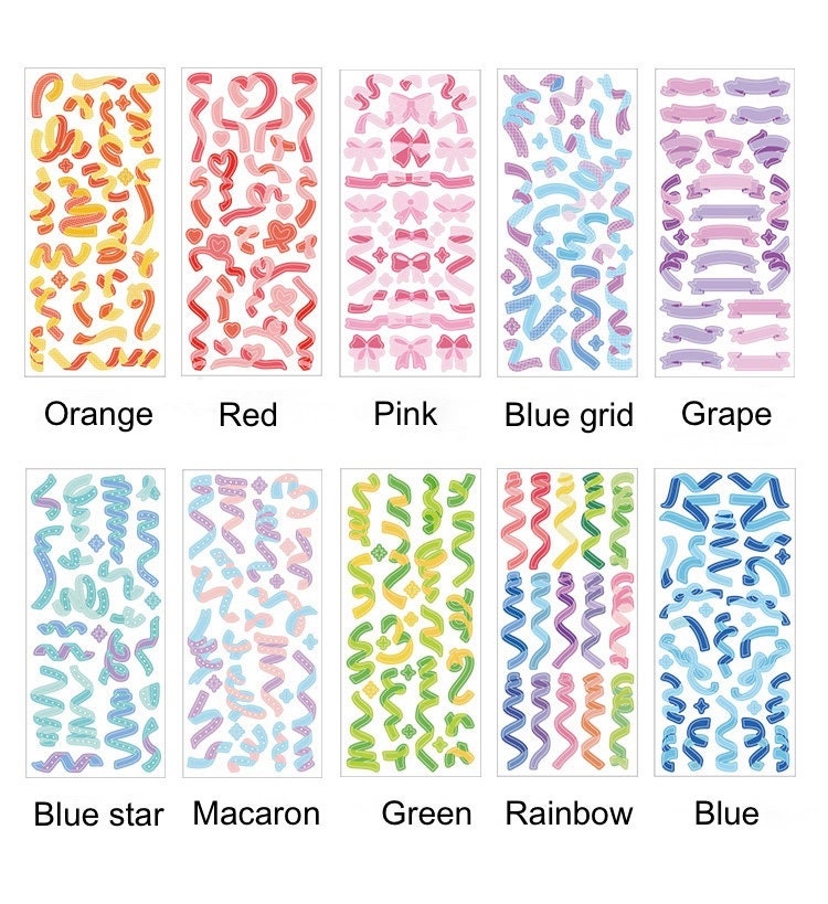 Ribbon Stickers