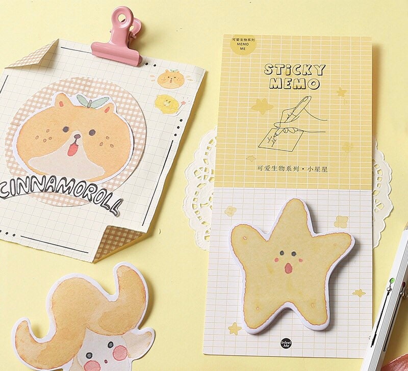 Cute Animal Sticky Memo Pad