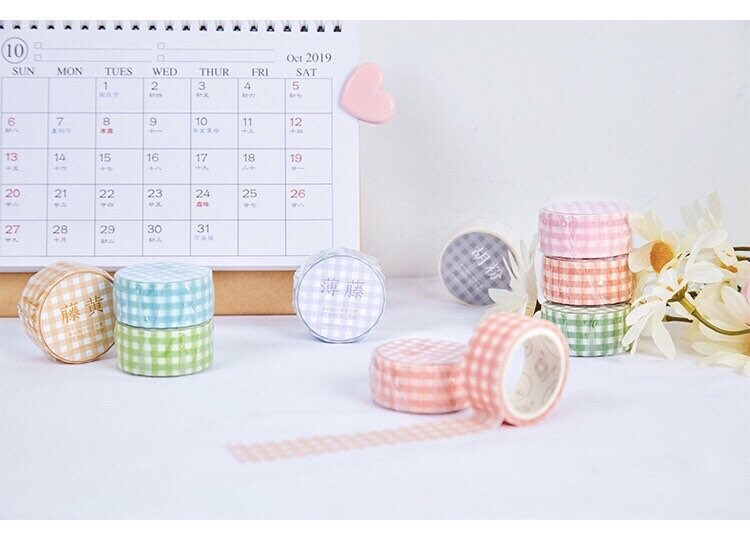Grid washi tape, Bullet journal tape, decoration tape