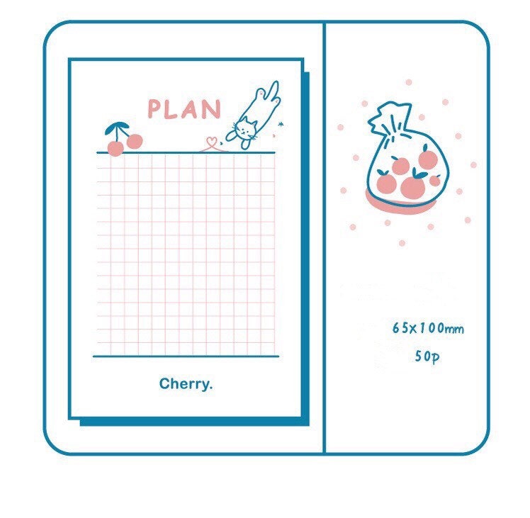 Non Sticky Planner Notepad