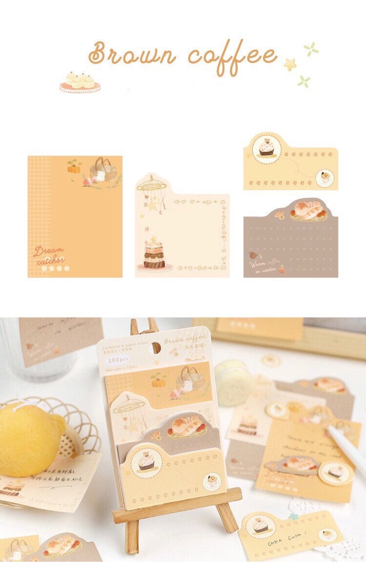 Non-Sticky Bakery Memo Pad