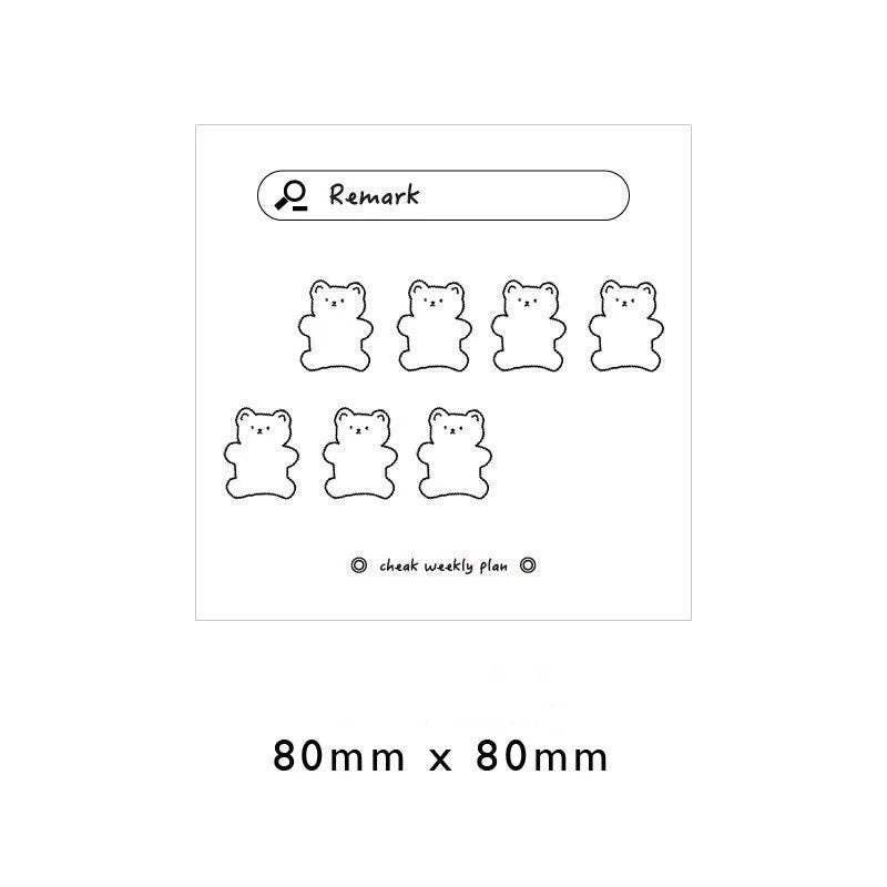 Non Sticky Plan Notepad