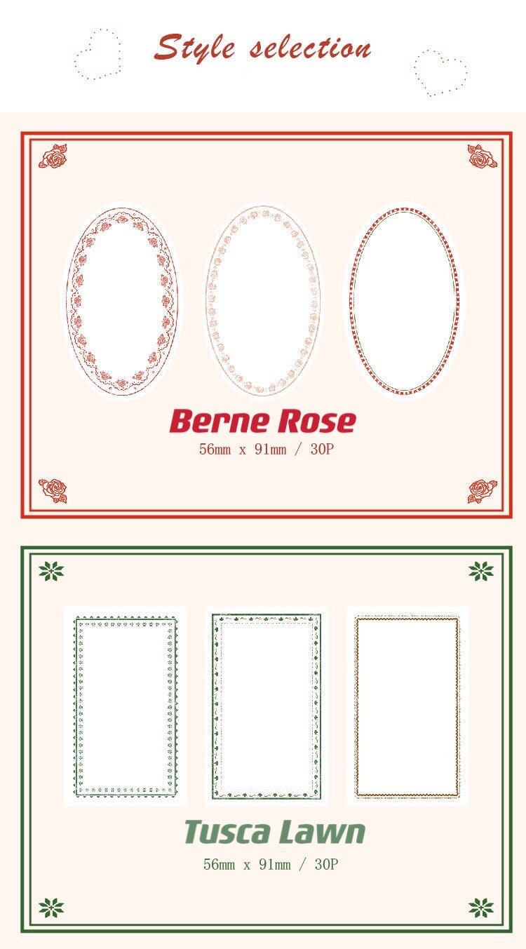 Vintage Style Frame Paper