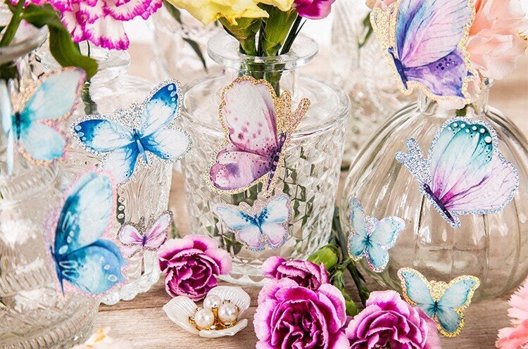 Sparkle Petals Stickers