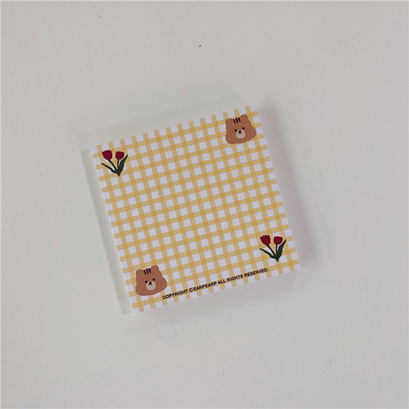 Kawaii Bear Notepad