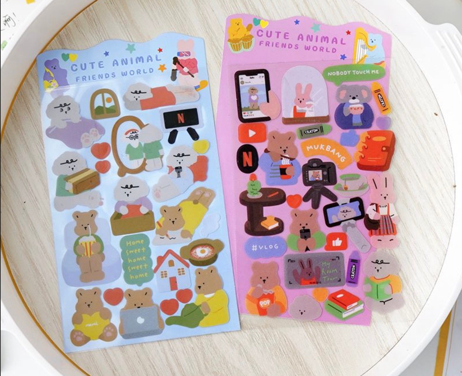 PVC Animal Deco Stickers