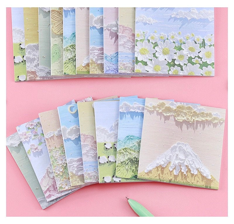 Scenery Sticky Memo Pad