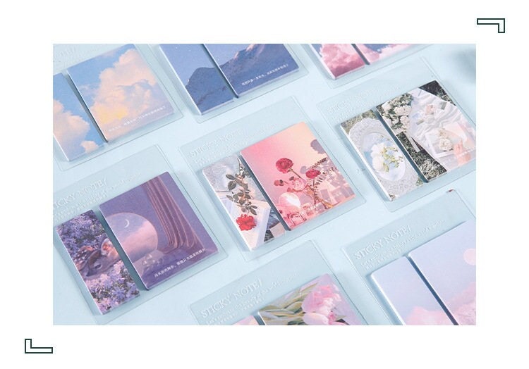 Cloud and Flower Memo Pad