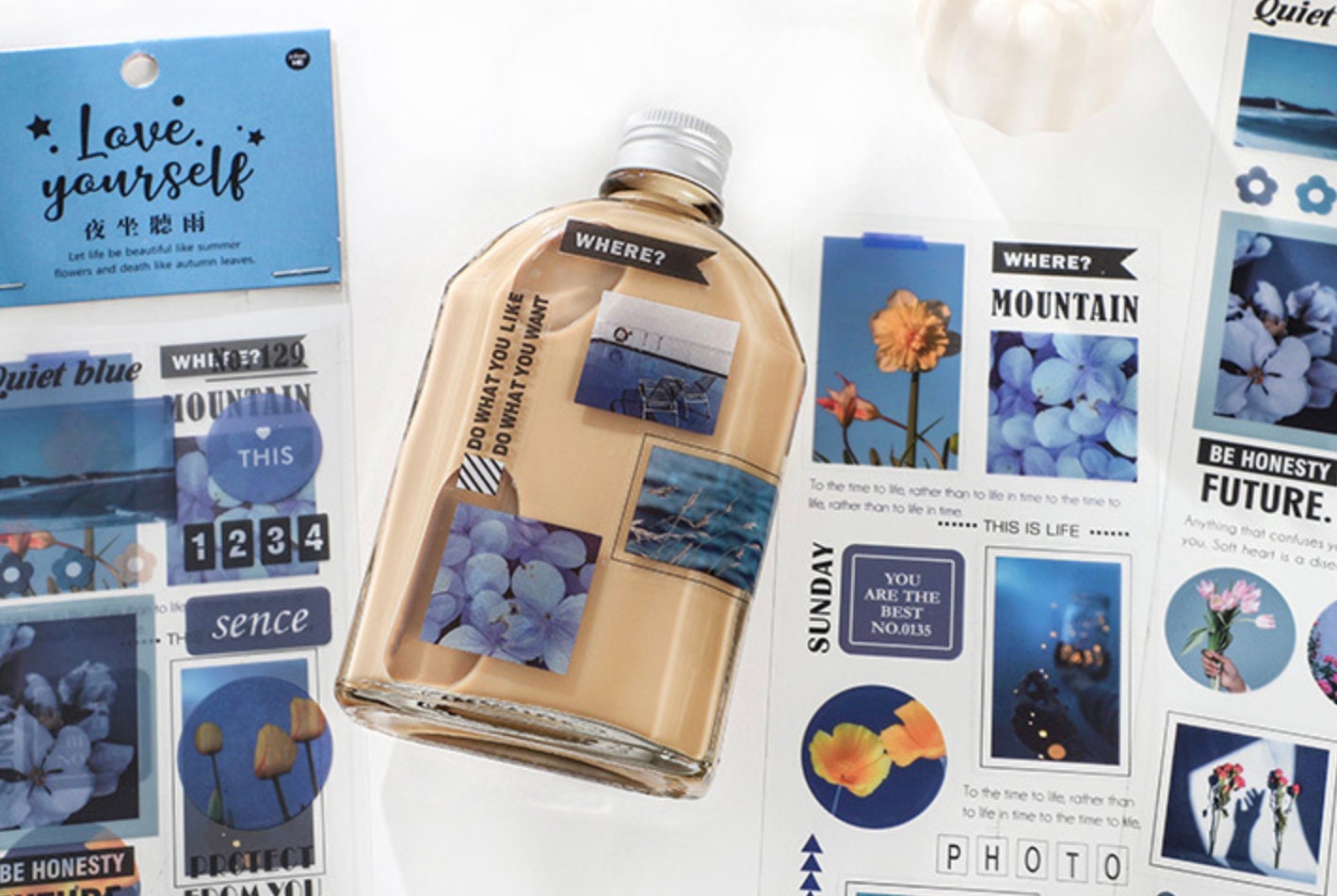 PET Journal Decor Sticker Sheet