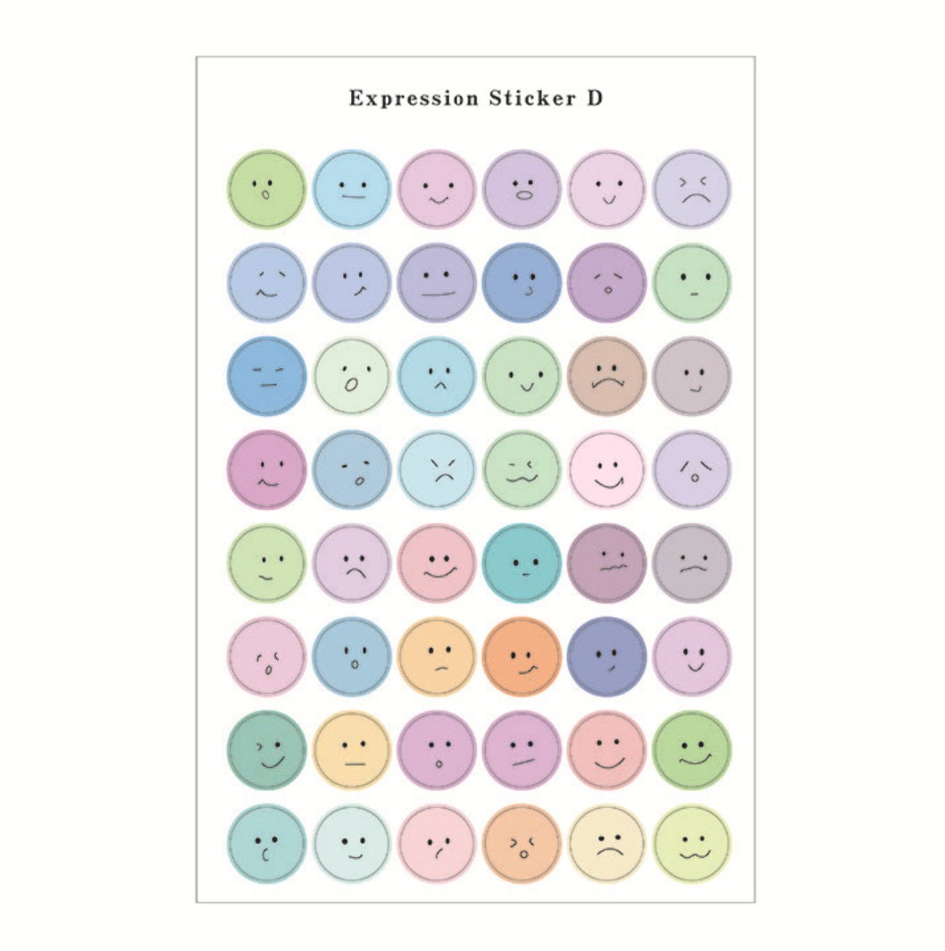 Mood Tracker Sticker Sheet