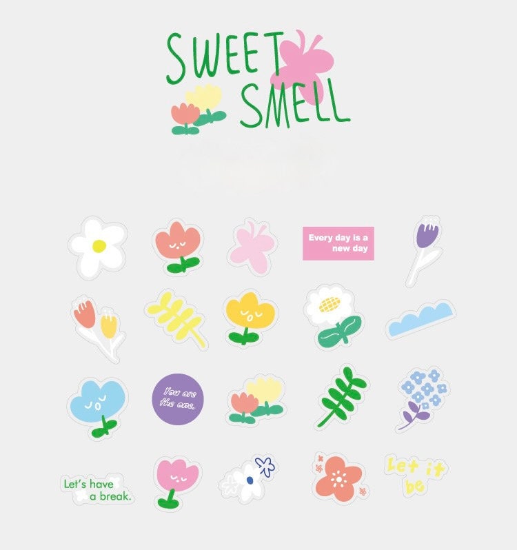 PET Scrapbook Deco Stickers