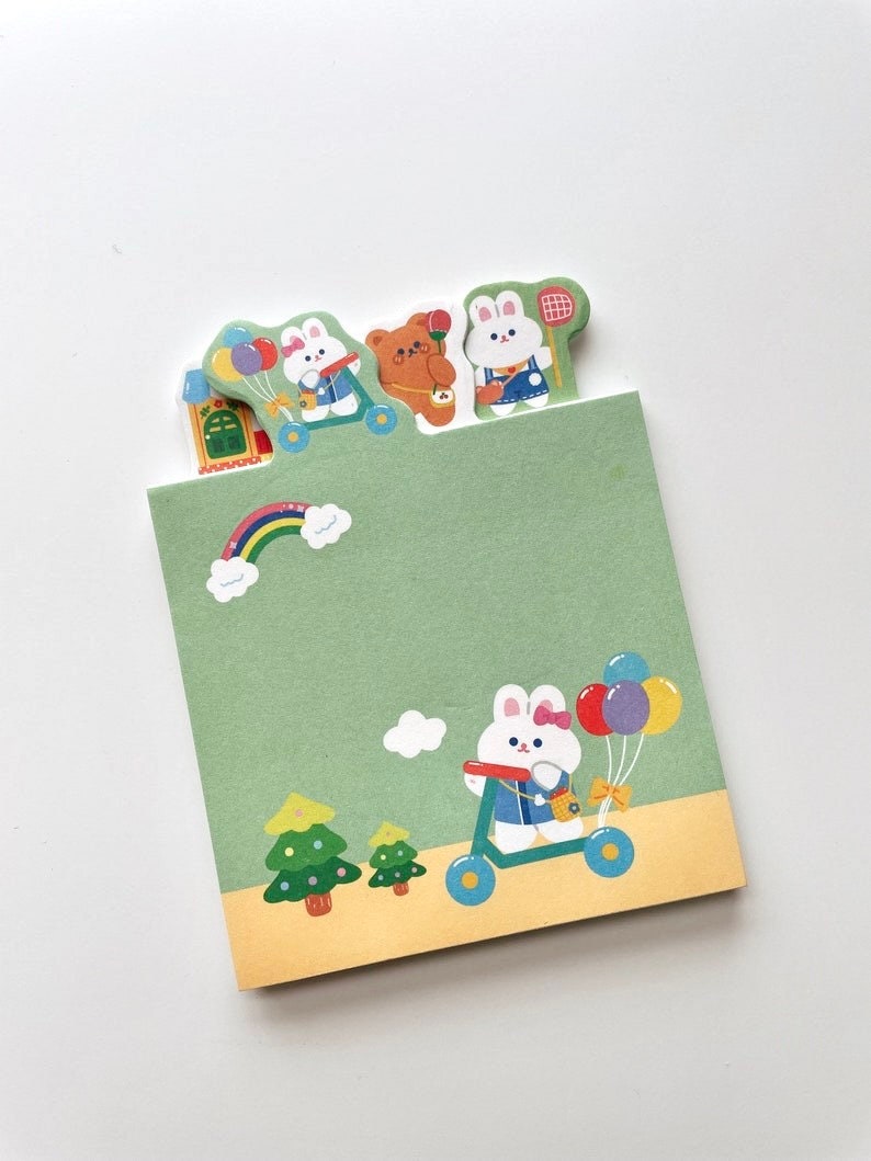 Kawaii Bear Notepad