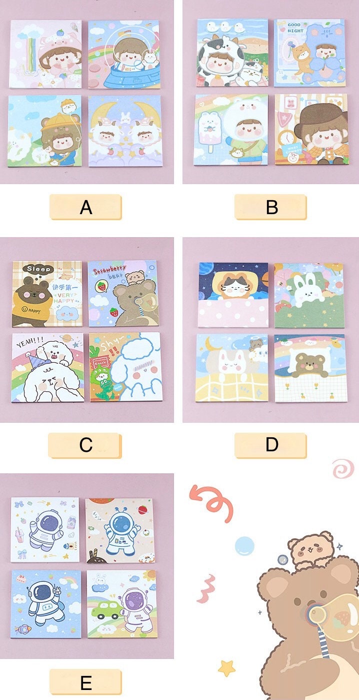 Cartoon Sticky Notepads