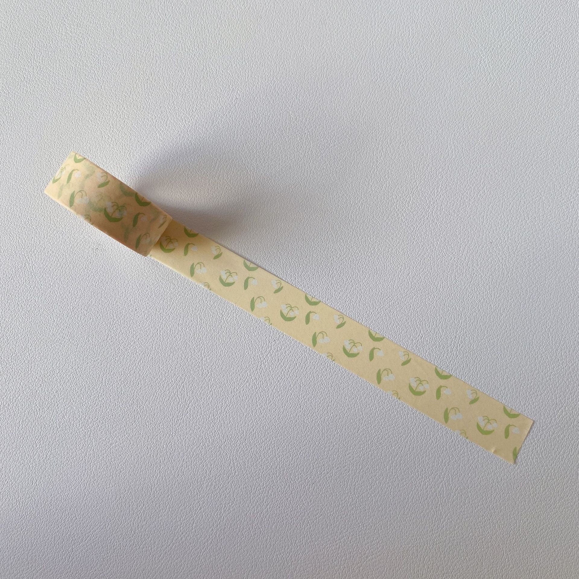 Tulip washi tape, flower washi tape, scrapbooking, cherry washi tape, lily of the valley washi tape