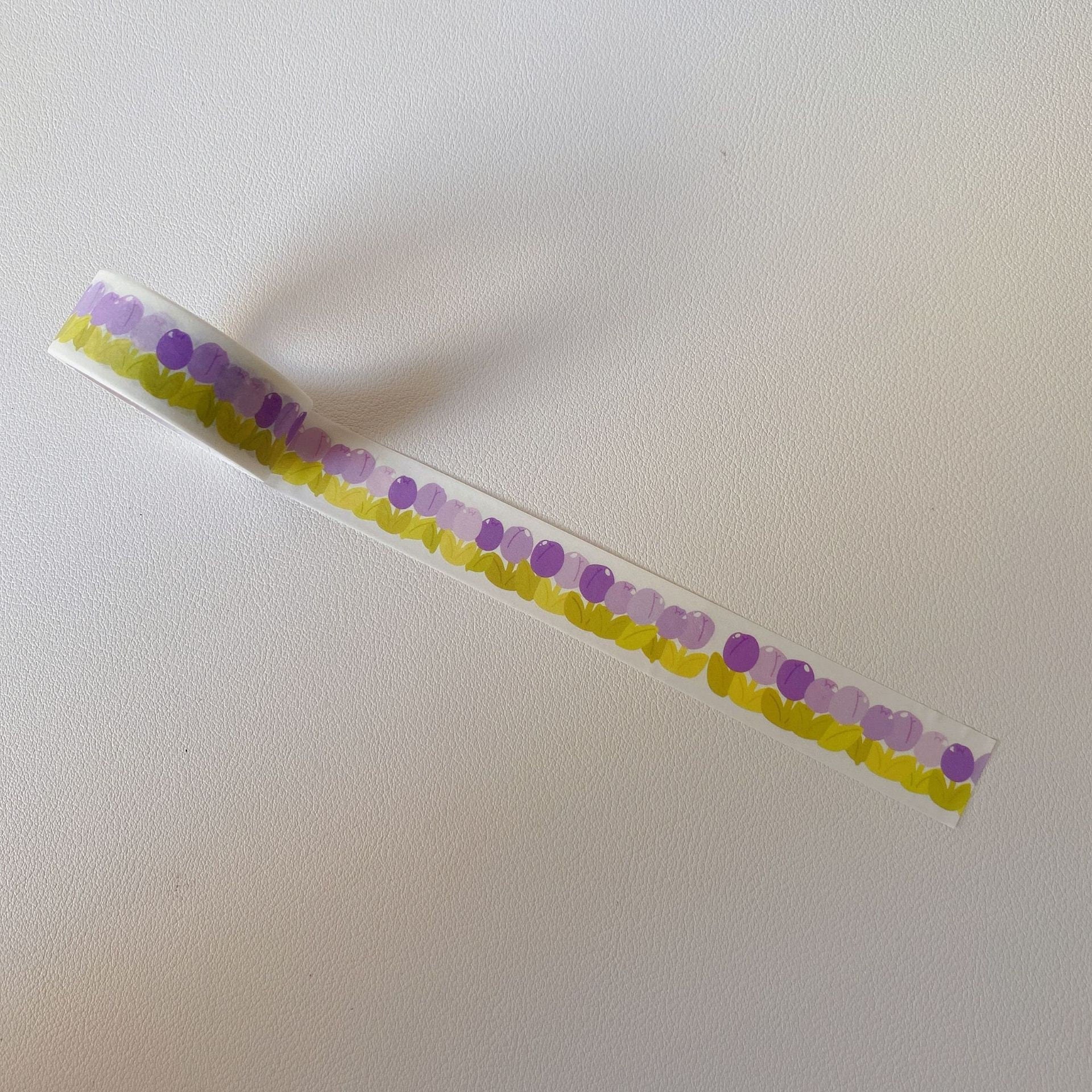 Tulip washi tape, flower washi tape, scrapbooking, cherry washi tape, lily of the valley washi tape