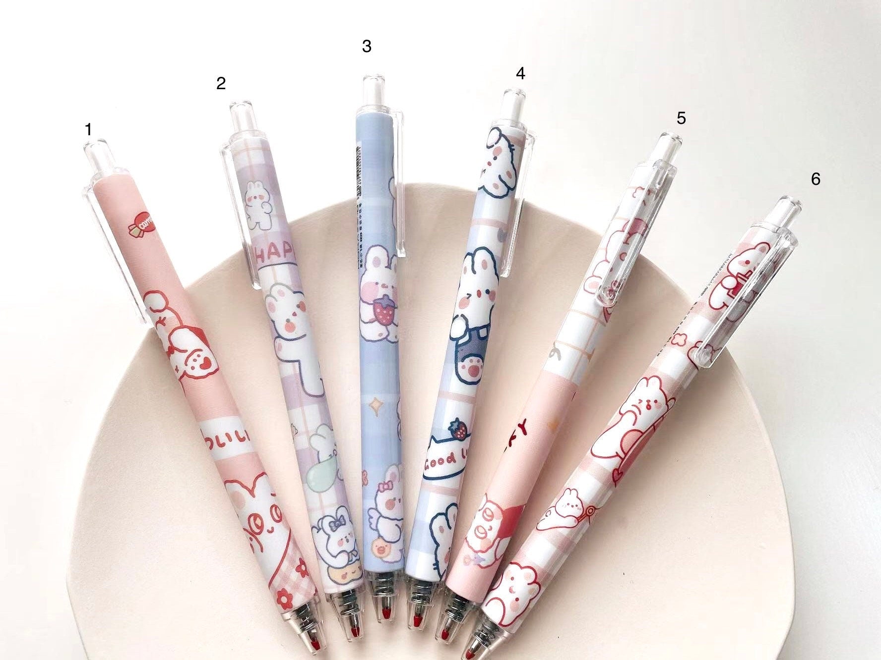 Kawaii bunny 0.5mm black ink gel pen