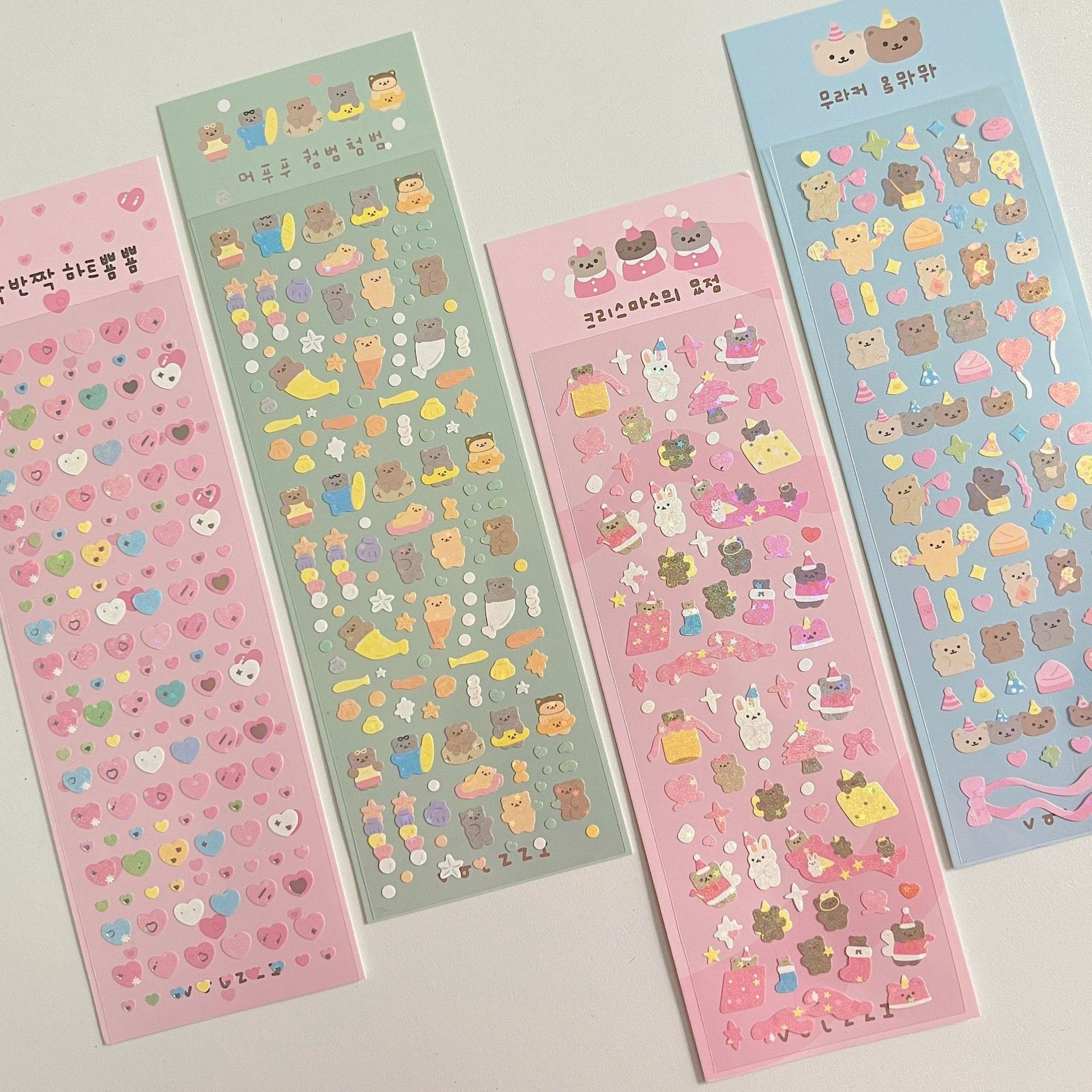 Kawaii Toploader Deco Stickers, Card Making Stickers, Bling Bling