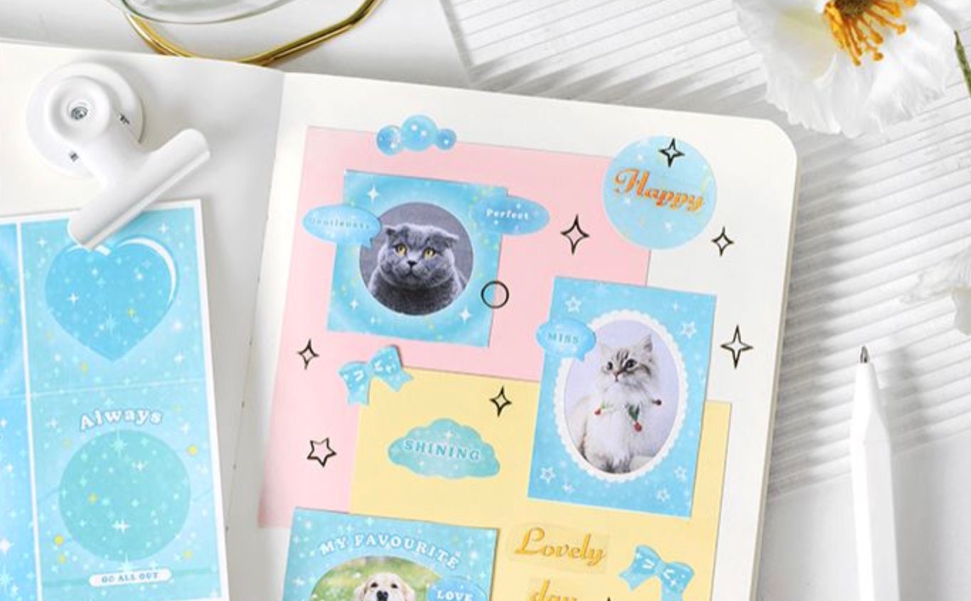 Photo Frame Sticker Sheet