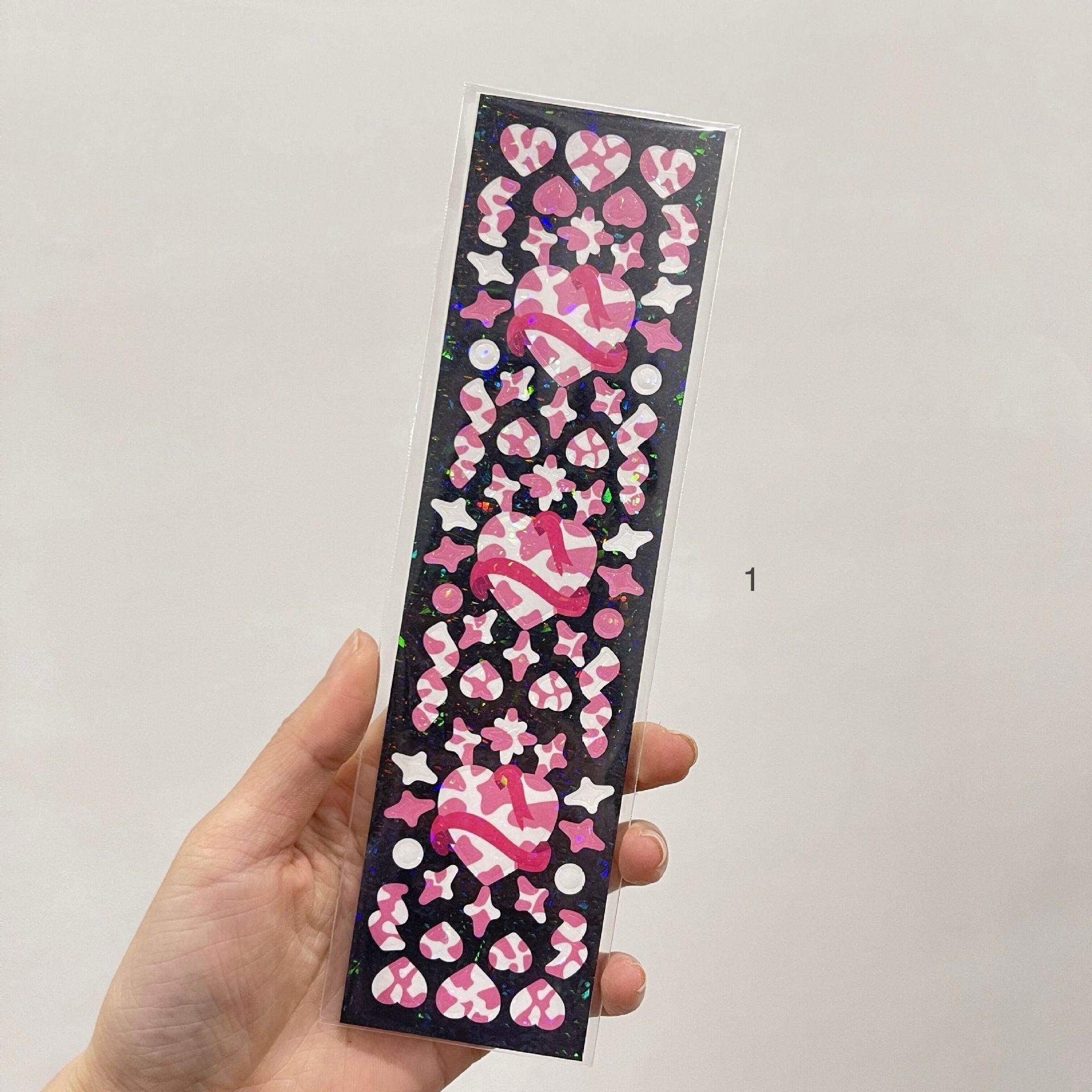 Heart & Ribbon Sticker Sheet