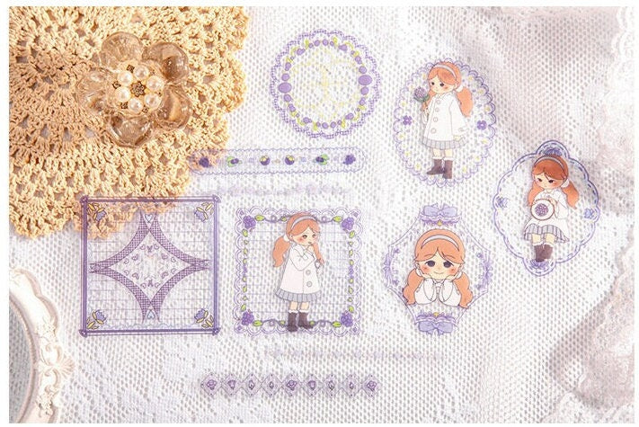 Cute Girl Deco Stickers