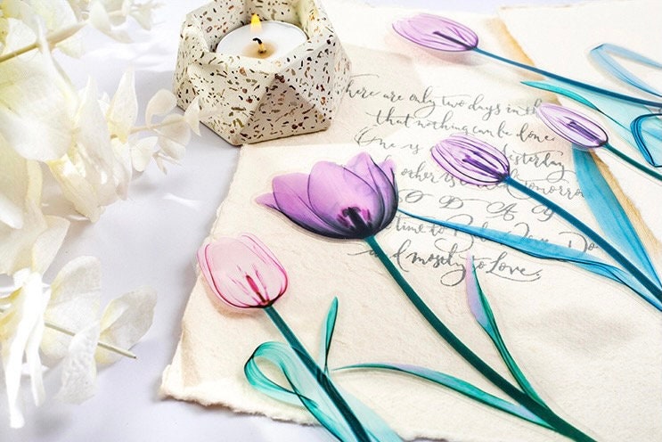 PET Flower Sticker Pack