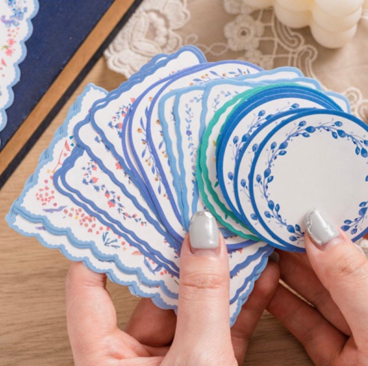 Flower Frame Note Paper