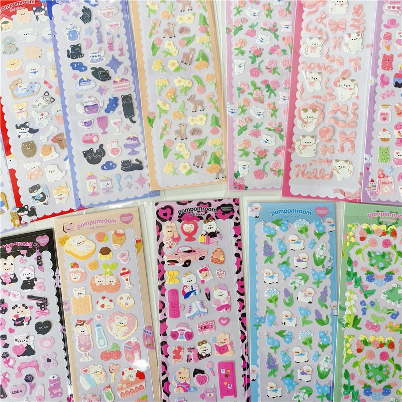 Small Confetti Deco Polco stickers sheets bundles