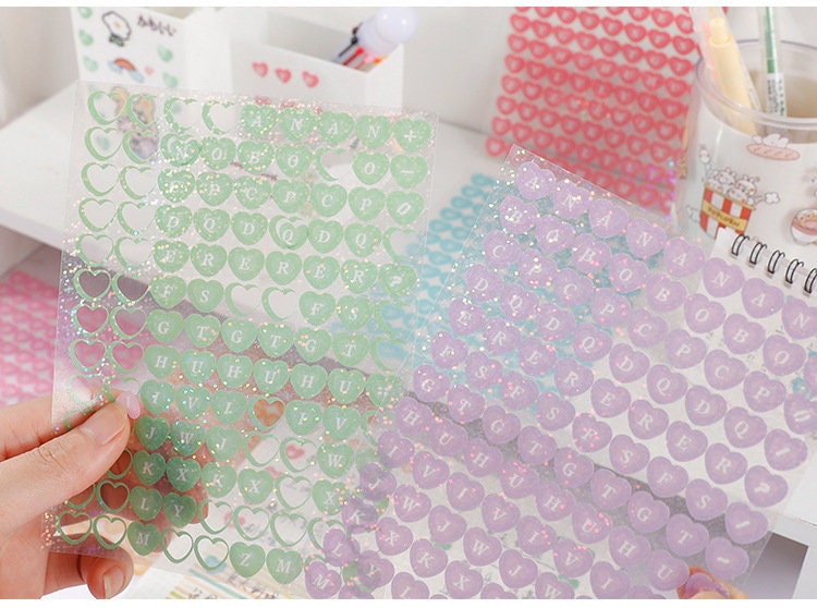 Heart Letter Sticker