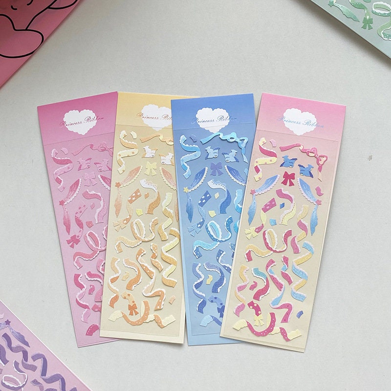 Lace Ribbon Sticker Sheet