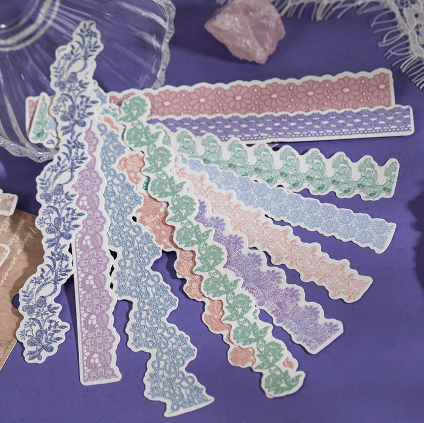 Lace Border Sticker Pack